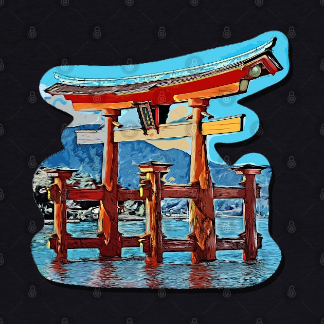 Torii Traditional Japanese Gate by imshinji